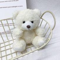 Žavingas meškiuko pliušinis raktų pakabukas - Mielas figūrėlės papuošalas poroms ir geriausiems draugams. 11 cm