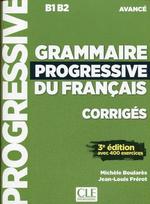 KNYGA Michele Boulares Grammaire progressive du francais - Niveau avance (B1/B2) - Corriges