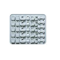 31-Hole Fitness Theme Silicone Mold Dumbbells Bicycles Fondant Candy Chocolate Mould Epoxy Ice Grid Resin Mold Cake Decoration
