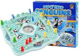Lean Toys Šeimos žaidimas „Pingvinų lenktynės“