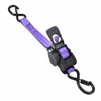 Automatic-Retracting Load Strap Wear-Resistant Retractable Ratchet Strap Long-Lasting for Car violetinė