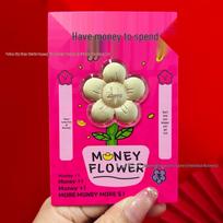 999 Pure Gold Peach Blossom Flake Ornament - Creative Preserved Flower Festival Gift