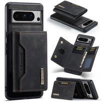 Leather Phone Case for Google Pixel 10 Pro XL 9a 9pro 8a 8 7a 7 6a 6 Powerful Magnetic Detachable Flip Card Holder Wallet Cover Google Pixel 10 Pro XL juoda