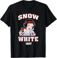Princess Snow White 1937 Black TShirt S