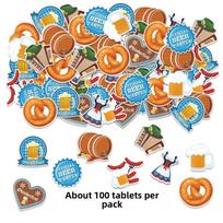 German Oktoberfest Party Confetti Pack With Paper Decor For Beer Festival Events