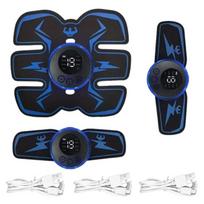 USB įkrovimo EMS raumenų stimuliatorius belaidis raumenų stimuliavimo treniruoklis Smart Fitness pilvo treniruotės lieknėjimo įrankis
