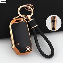 Tpu Auto Folding Key Fob Cover Case Housing Key Ring Fit For Kia Sportage Ceed Xceed Sports K5 Seltos Auto Accessories