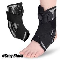 1Pcs Adjustable Ankle Brace With Metal Springs - Heavy-Duty Support Fit For Plantar Fasciitis - Semi-Rigid Stabilizer Fit For Running L
