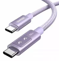 Ugreen Uno L509 USB-C į USB-C laidas, 100 W, 2 m (violetinis)