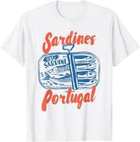 Sardines Tinned Fish Retro Graphic For Men Women T-Shirt 2XL