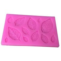 Leaves Silicone Mold Fondant Cake Chocolate Sugarcraft Decorating Baking Tool KTY