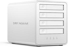 Orico 8848RC3 DAS serijos 4 skyrių 2,5" HDD/SSD/M.2 SATA/mSATA diskų masyvas – Baltas