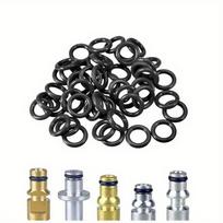 225Pcs Oil Resistant Nitrile Rubber Bands High Pressure O-Rings Repair Kit  Valve Pressure 225Pcs/Bag black