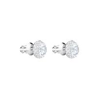 Swarovski Bijoux Earrings Women Earrings Platinum Transparent 1081942 Box (Random Color) white
