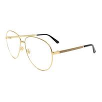 Gucci Auksiniai Aviatorius Saulės Akiniai Unisex Akiniai GG0138S-003 Dust Bag+Eyeglass Case (Random Color)