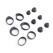 1 rinkinys ausinių silikoninis dėklas, skirtas Samsung R170 Galaxy Buds+ ausų pagalvėlės, dangteliai, ausinės juoda