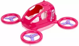 Plastikinis žaislas - dronas (rožinis)