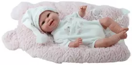 Arias Reborn lėlė kūdikėlis su miego pagalve, 35 cm