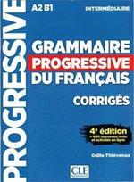 KNYGA Odile Thievenaz Grammaire progressive du francais - Niveau intermediaire (A2/B1) - Corriges