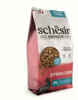 SCHESIR Animal Mono Protein Formula Sterilized fish – sausas pašaras katei – 10 kg
