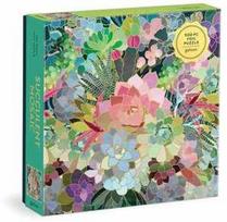 Dėlionė Galison Succulent Mosaic 500 Piece Foil Puzzle