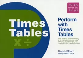 KNYGA Bookshop Sharp David J Perform with Times Tables: The One-to-one Coaching System for Success with Multiplication and Division