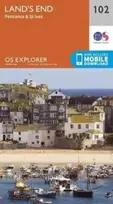 KNYGA Ordnance Survey Land's End: Penzance & St Ives