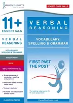 KNYGA Bookshop 11+ Essentials Verbal Reasoning: Vocabulary, Spelling & Grammar Book 1