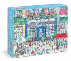 Dėlionė Bookshop Knygynas Michael Storrings Market in Bloom 2000 Piece Puzzle