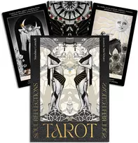 KNYGA Blue Angel Mėlyna Angel Kolekcionuojamos Kortelės - Soul Reflections Tarot Cards With Instruction Book