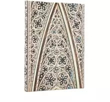 KNYGA „paperblanks 2026“ Milano katedros (Duomo di Milano) skliautas, Midi, 12 mėnesių horizontalus, kietais viršeliais, „Flexi Dayplanner 2026“ (su įvyniojimu)