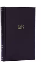 KNYGA Zondervan NKJV Personal Size Large Print Bible with 43,000 Cross References, Juodas Hardcover, Raudona Letter, Comfort Print