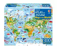 KNYGA Sam Smith Smith Sam Atlas and Jigsaw Map of the World