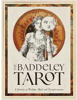Bookshop Mėlyna Angel Kolekcionuojamos Kortelės - The Baddeley Tarot 78 Kortos Su Spalvota Instrukcijų Knyga Anglų Kalba