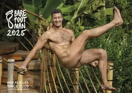 KNYGA Bookshop 2025 Barefoot Man Calendar