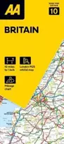 KNYGA Bookshop folded AA Road Map Britain