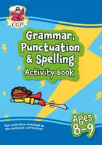 KNYGA Bookshop Cgp Books Grammar, Punctuation & Spelling Activity Book for Ages 8-9 (Year 4)