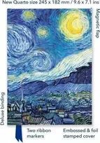 KNYGA Bookshop Knygynas Vincentas van Goghas: Žvaigždėta naktis (blizgus Quarto Journal)