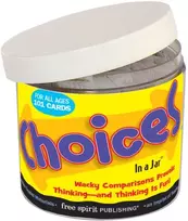 KNYGA Free Spirit Publishing (COR) Free Spirit Publishing Choices In a Jar®: Delightful Dilemmas to Spark Conversation and Thinking