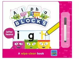 KNYGA Bookshop Cherry Alphablocks Letter Teams: A Wipe-Clean Book