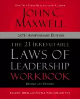 KNYGA John C Maxwell 21 Irrefutable Laws of Leadership Workbook 25th Anniversary Edition