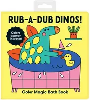 „Mudpuppy Rub-a-Dub Dinos!“ vonios knyga „Spalvų magija“