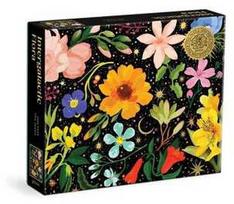 Dėlionė Galison Intergalactic Flora 1000 Piece Foil Puzzle