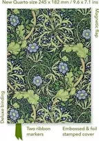 KNYGA „Flame Tree Studio“ William Morris: Jūros dumbliai (folio drožlių žurnalas)