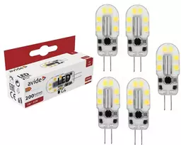 LED lemputė Avide 2W G4 3000K 5vnt