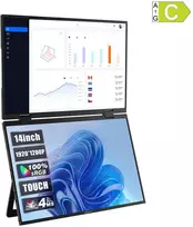 ZEUSLAP Z14W Portable Monitorius with a 14-inch dual-touch screen