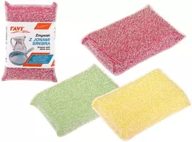 Indų plovimo kempinė su sidabro jonais, 11 x 7 x 2.5, 00563, Simple Solution
