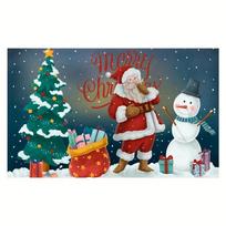 Christmas background fabric material: 100D polyester size: 70.87 * 43.31 inches packaging: individually packaged Opp bag 150X130