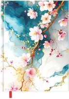 Timer Kalendorius MOKSLO KNYGA WEEK, Cherry Blossom, kartoninis viršelis 14 x19 cm
