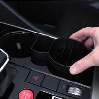 Automobilio centrinės konsolės puodelio laikiklis, porankių daiktadėžė, skirti VW Touareg interjero aksesuarams 2024